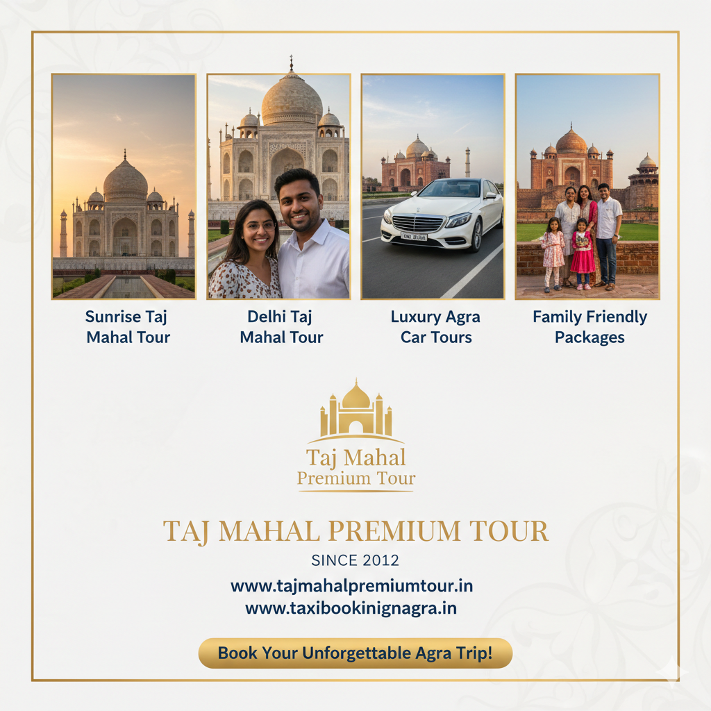 One Day Agra Taj Mahal Tour Packages From Delhi By Car